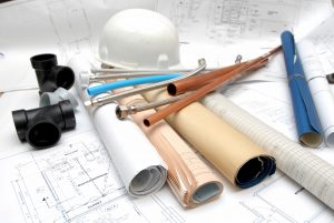 Plumbing materials and blueprints