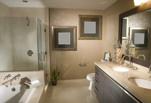 Large remodeled bathroom