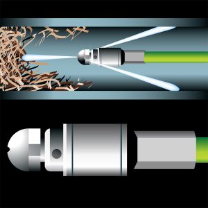 hydro-jetting cleaning pipe diagram